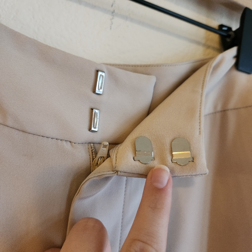 Co Cream Wide Leg High Rise Pants - Picture 6 of 6